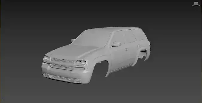 Chevrolet TrailBlaizer 2007 Body For Print