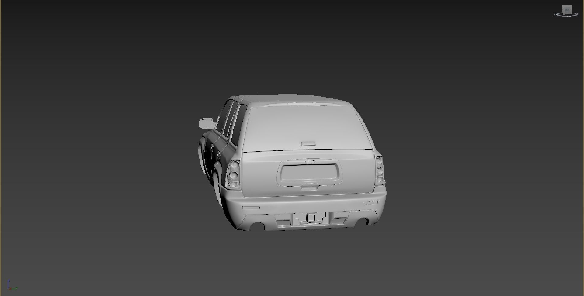 Chevrolet TrailBlaizer 2007 Body For Print 3D print model_3