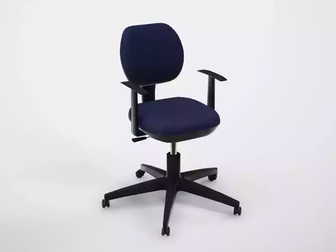 Office Chair - 5 material variants Low-poly 3D model