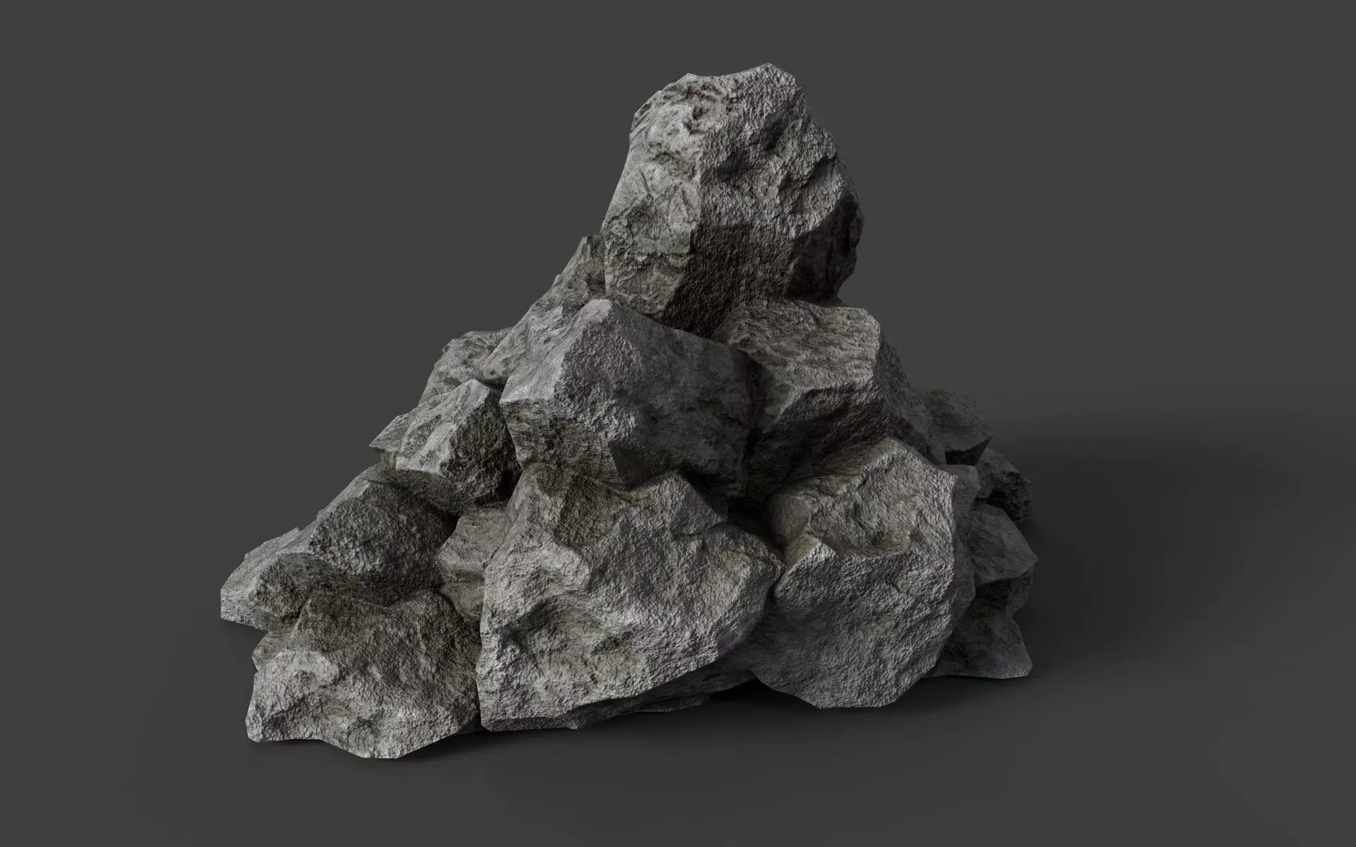 Rock 6-5 Low-poly 3D model_0