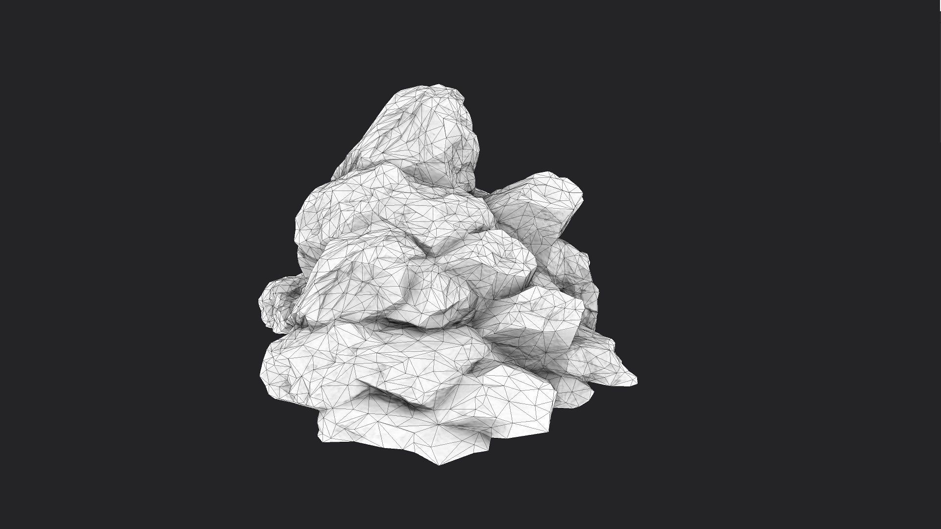 Rock 6-5 Low-poly 3D model_5