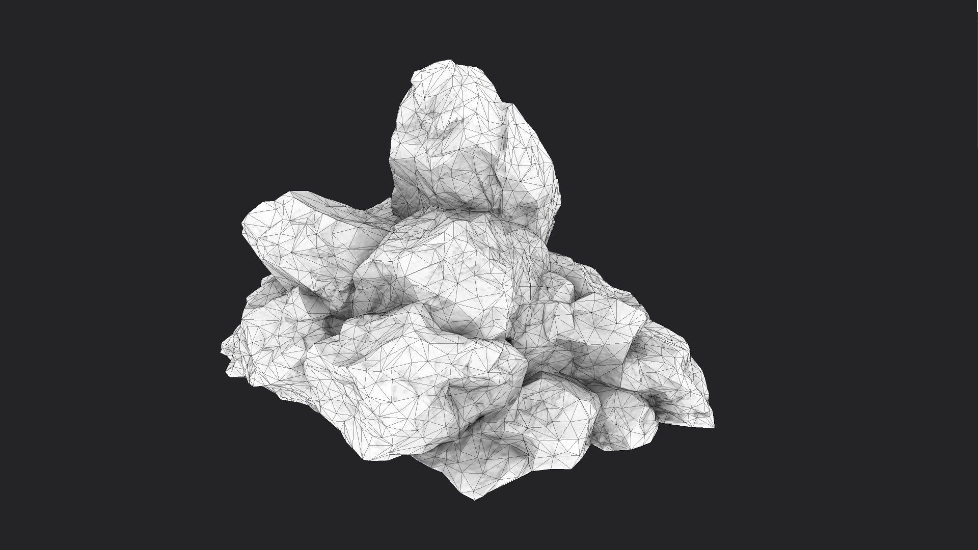 Rock 6-5 Low-poly 3D model_7