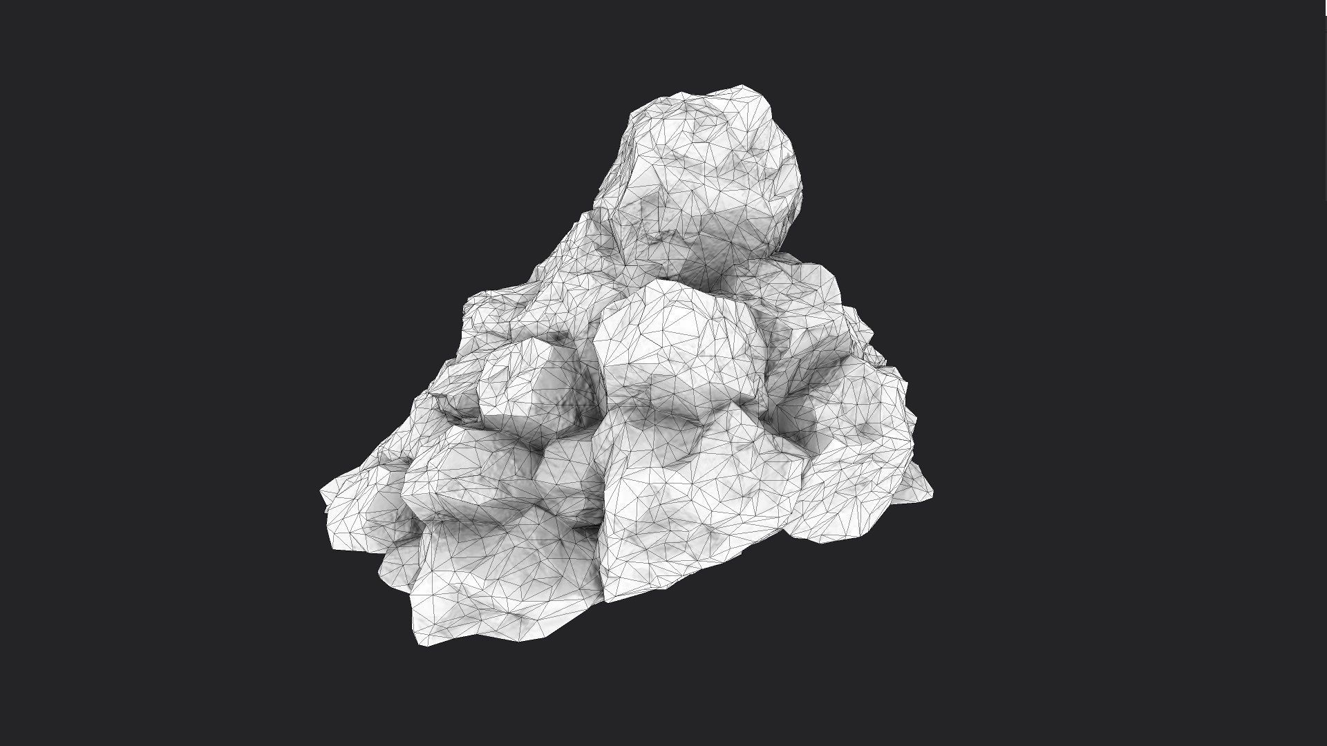 Rock 6-5 Low-poly 3D model_6