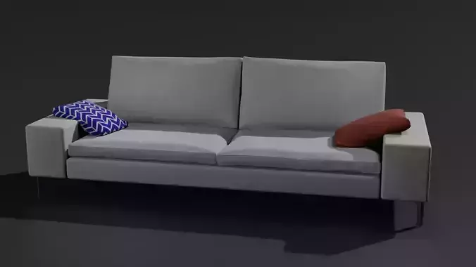 Modern Arena Sofa Free 3D model