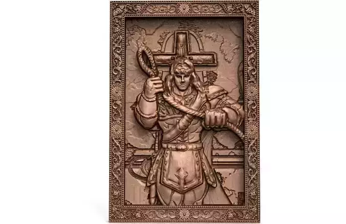 Castlevania Simon Belmont CNC 3D print model