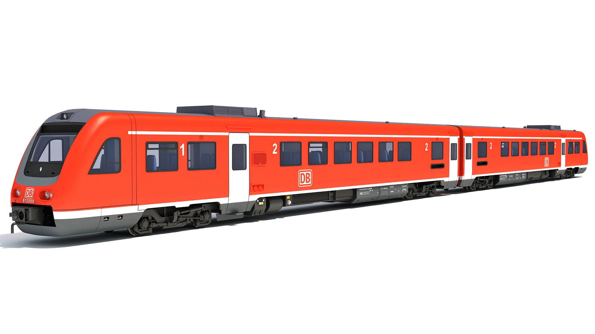 Siemens Desiro Class 642 3D model_7