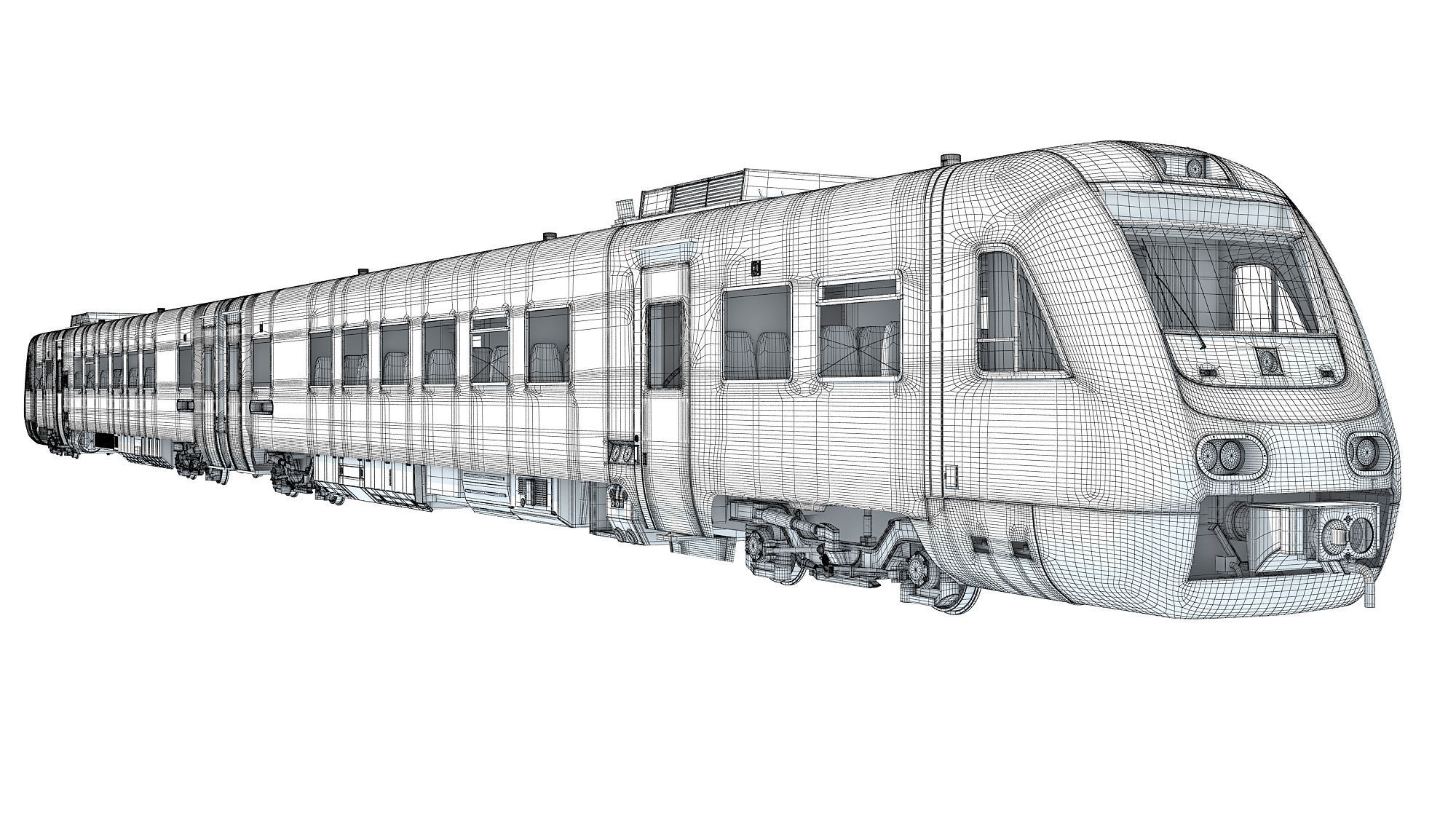 Siemens Desiro Class 642 3D model_19