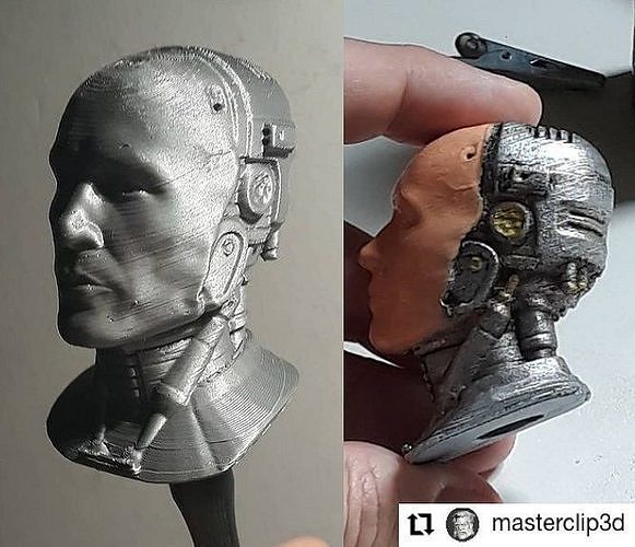 ROBOCOP HELMETLESS INSPIRITED BUST 3D print model