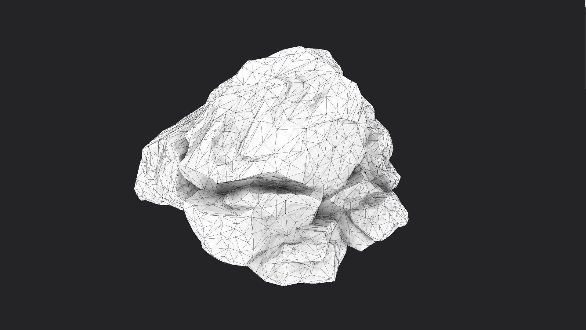 Rock 6-6 Low-poly 3D model_7