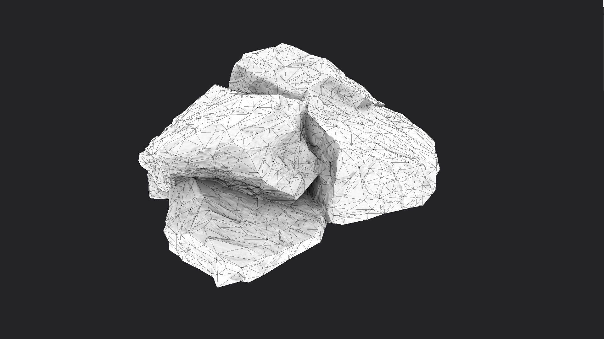 Rock 6-6 Low-poly 3D model_5