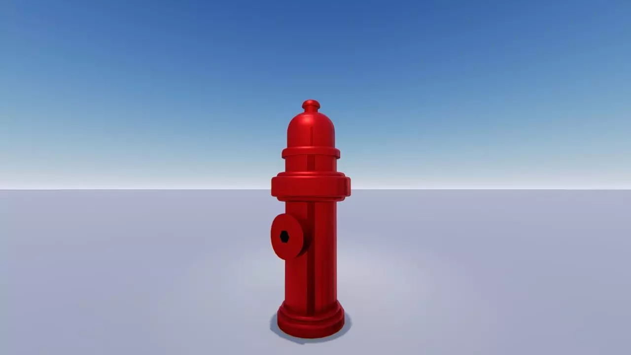 Fire Hydrant Free low-poly 3D model