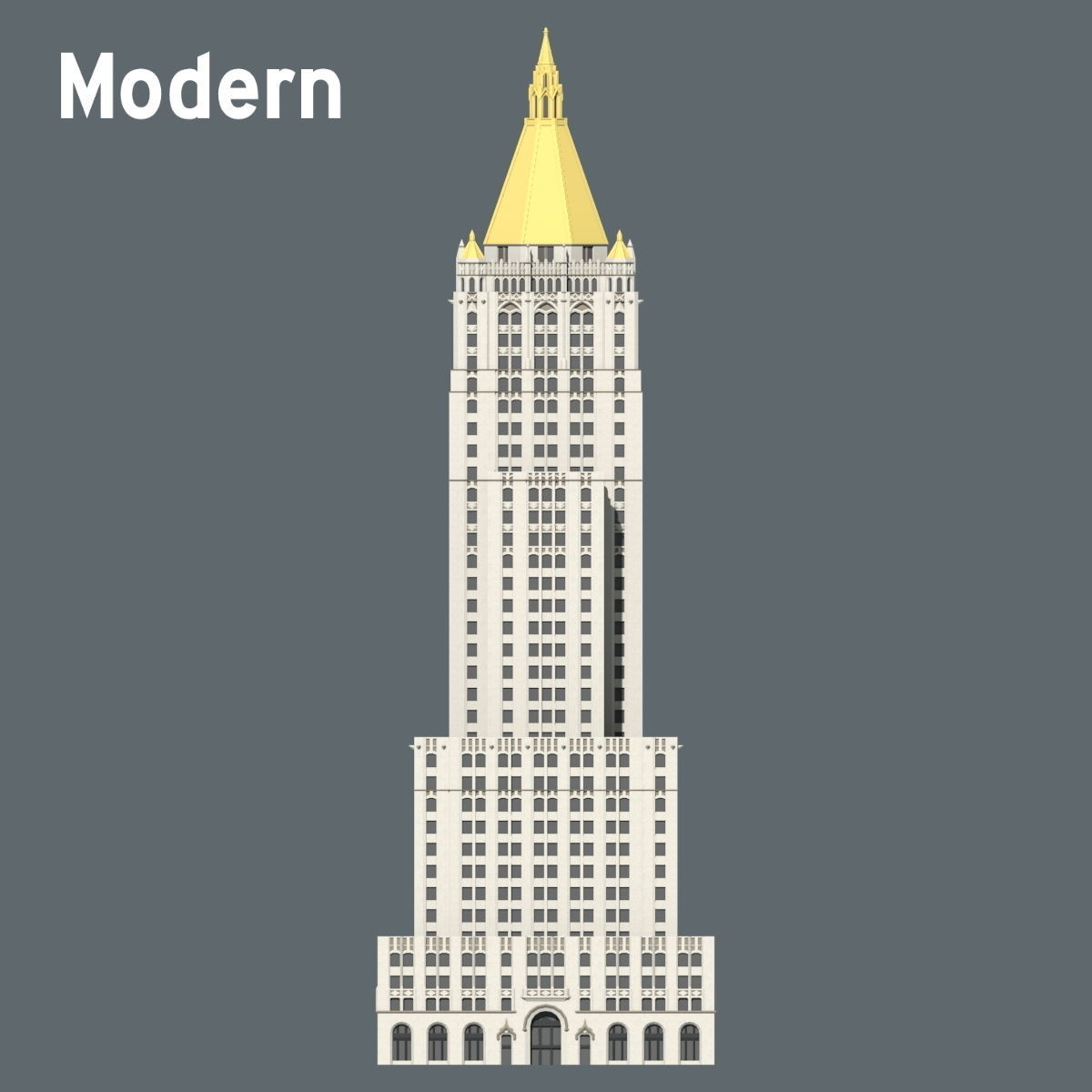 New York Life Building 3D print model_6