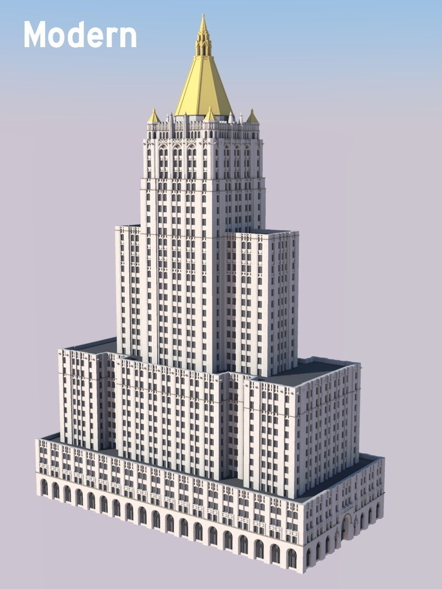 New York Life Building 3D print model_2