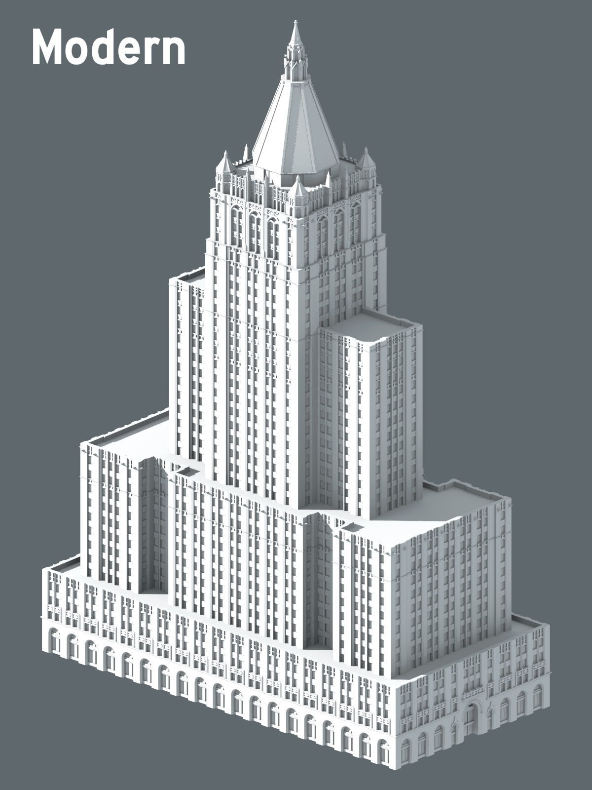 New York Life Building 3D print model_8