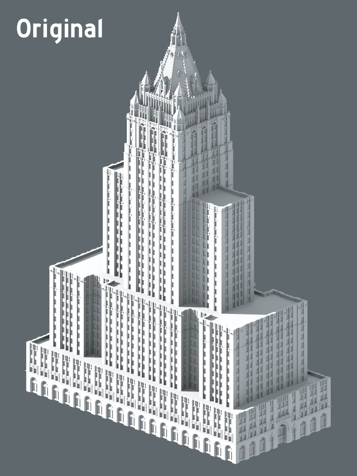 New York Life Building 3D print model_9