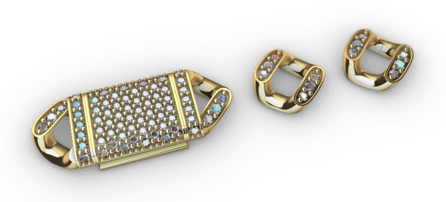 12 MM MIAMI CUBAN LINK CHAIN FOR BRACELET OR NECKLACE 3D print model_6