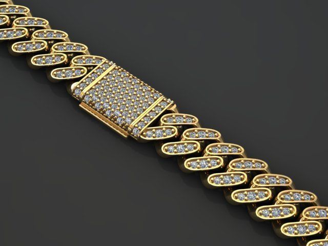 12 MM MIAMI CUBAN LINK CHAIN FOR BRACELET OR NECKLACE 3D print model_1