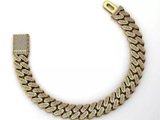 12 MM MIAMI CUBAN LINK CHAIN FOR BRACELET OR NECKLACE 3D print model_0