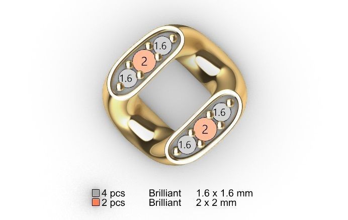 12 MM MIAMI CUBAN LINK CHAIN FOR BRACELET OR NECKLACE 3D print model_4