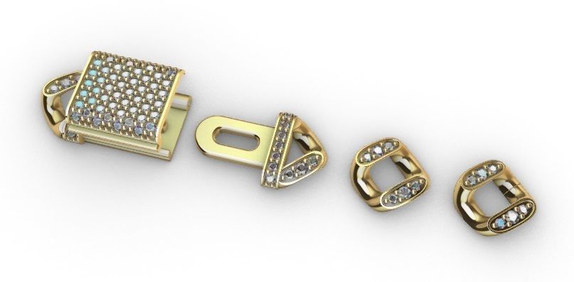 12 MM MIAMI CUBAN LINK CHAIN FOR BRACELET OR NECKLACE 3D print model_7