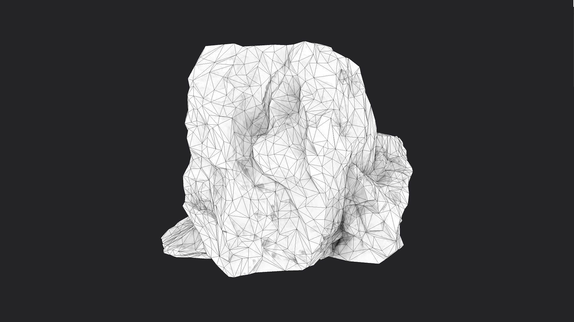 Rock 6-8 Low-poly 3D model_6