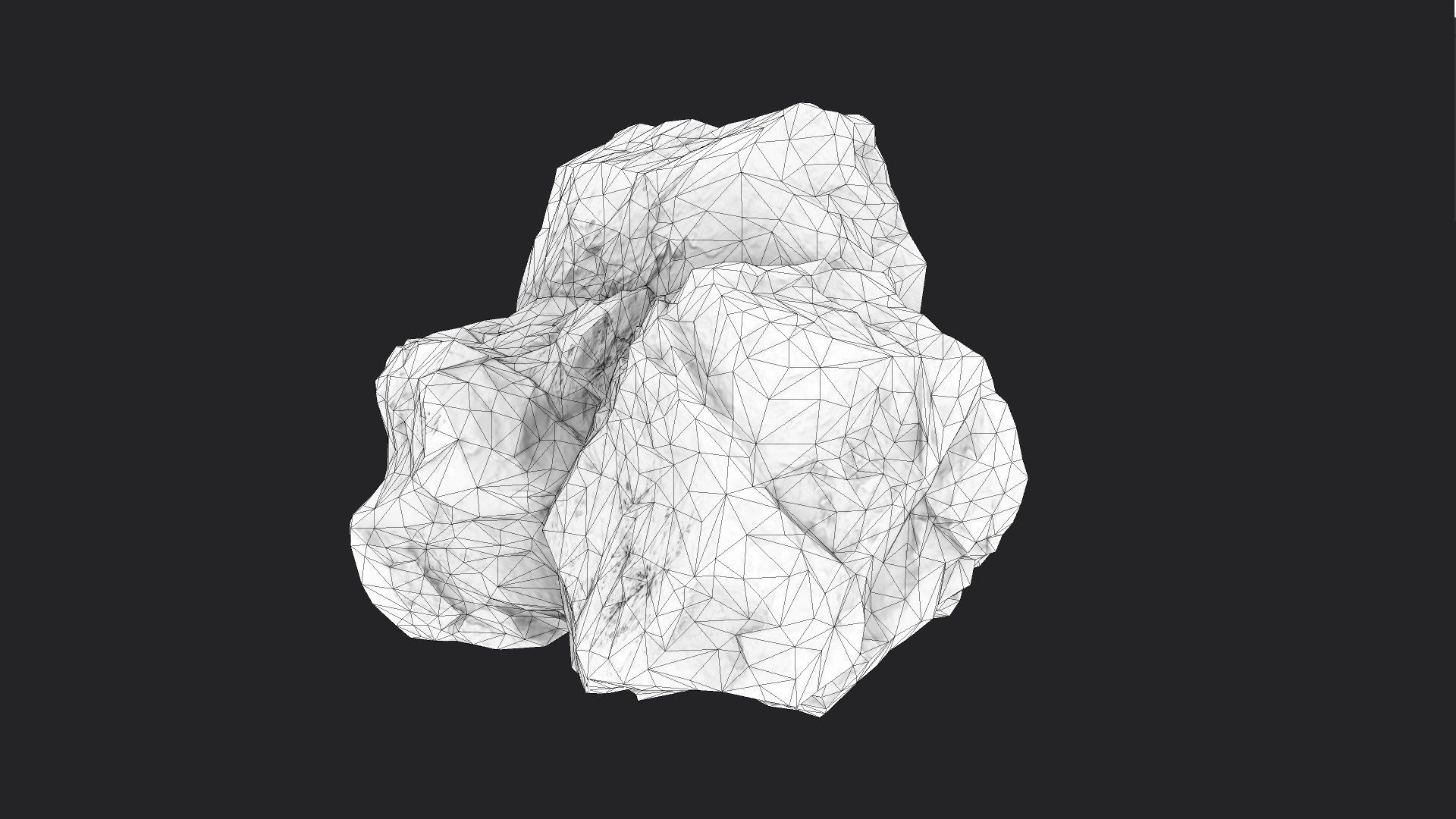 Rock 6-8 Low-poly 3D model_9
