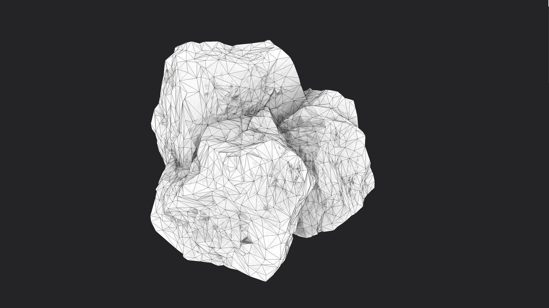 Rock 6-8 Low-poly 3D model_8