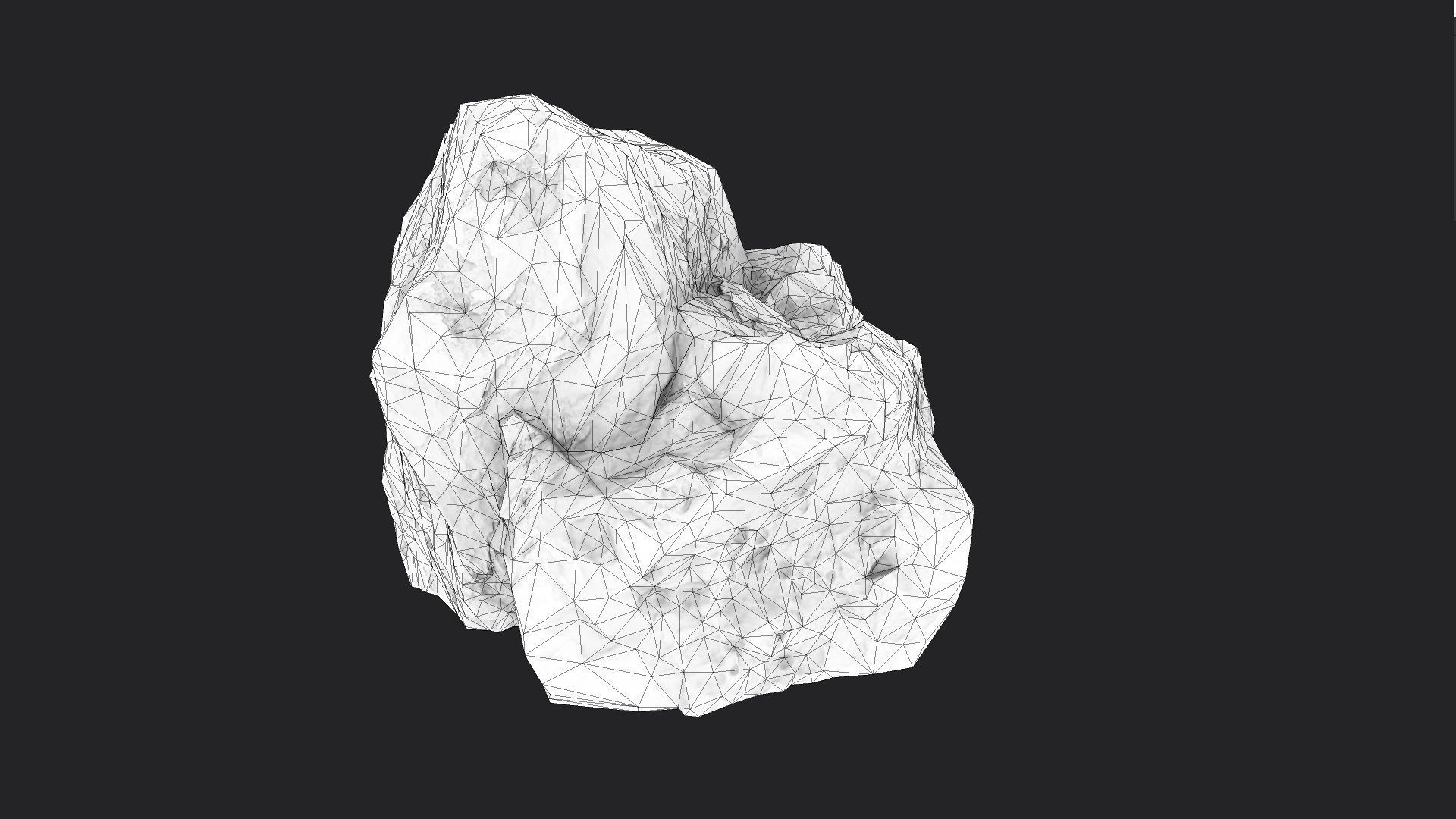 Rock 6-8 Low-poly 3D model_7