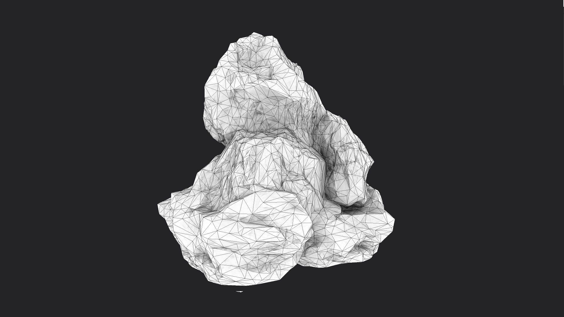 Rock 6-9 Low-poly 3D model_9