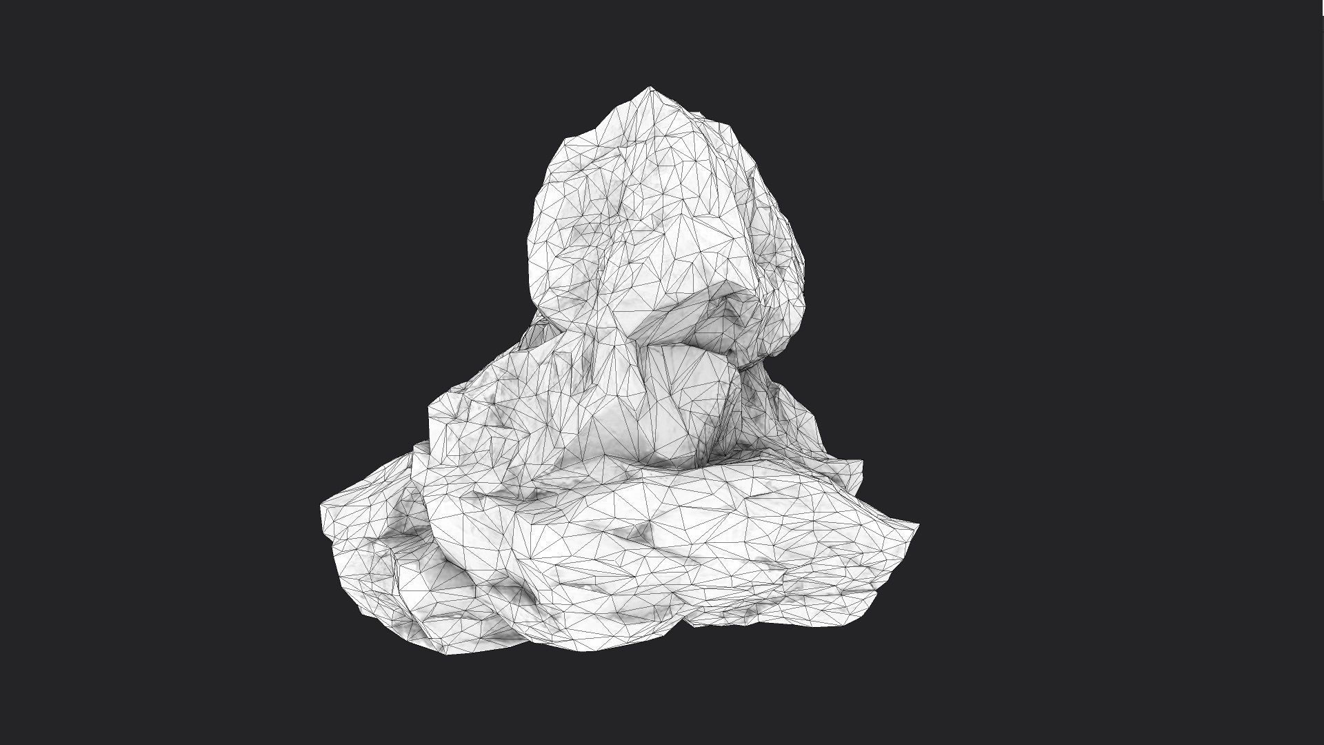Rock 6-9 Low-poly 3D model_7