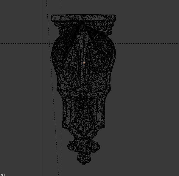 Classic decor ornament v-3D model 28 3D model_3