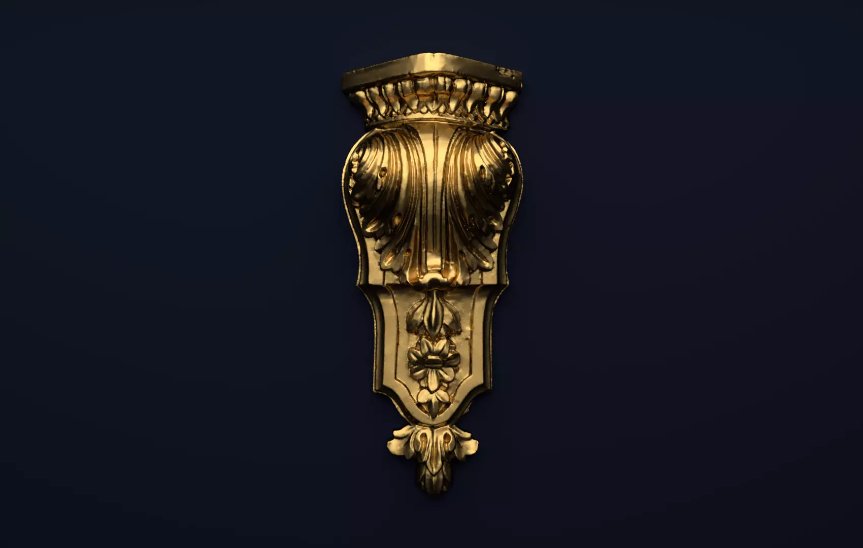 Classic decor ornament v-3D model 28 3D model_0