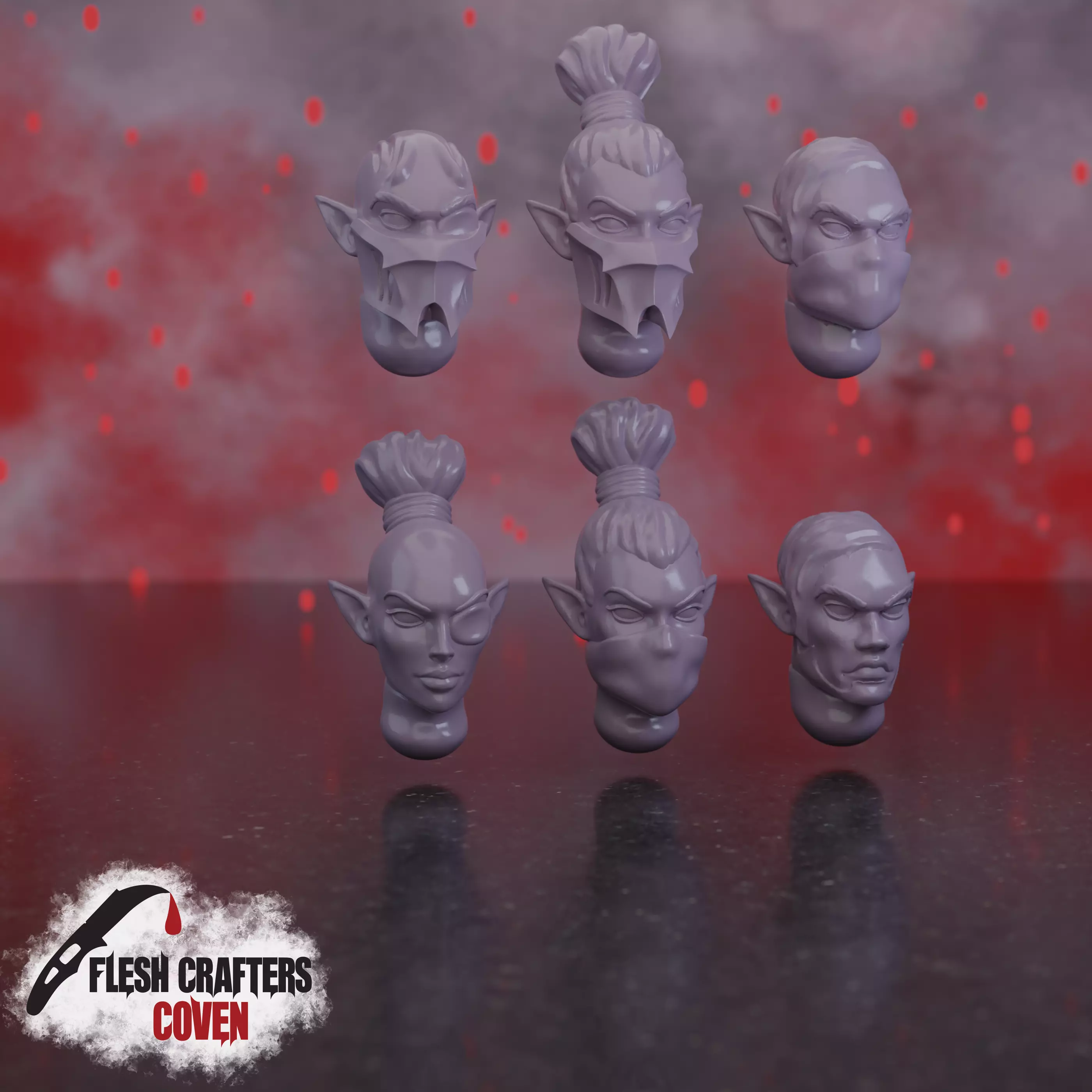 Nosferii - Mixed Heads 3D print model_0