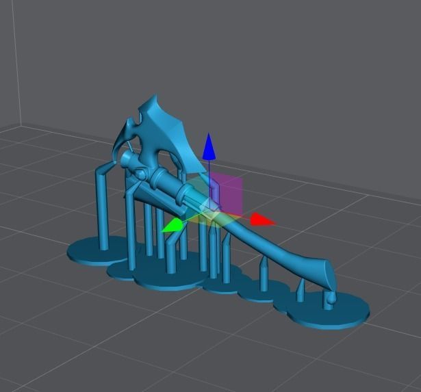 Nosferii - Blood Axe 3D print model_1