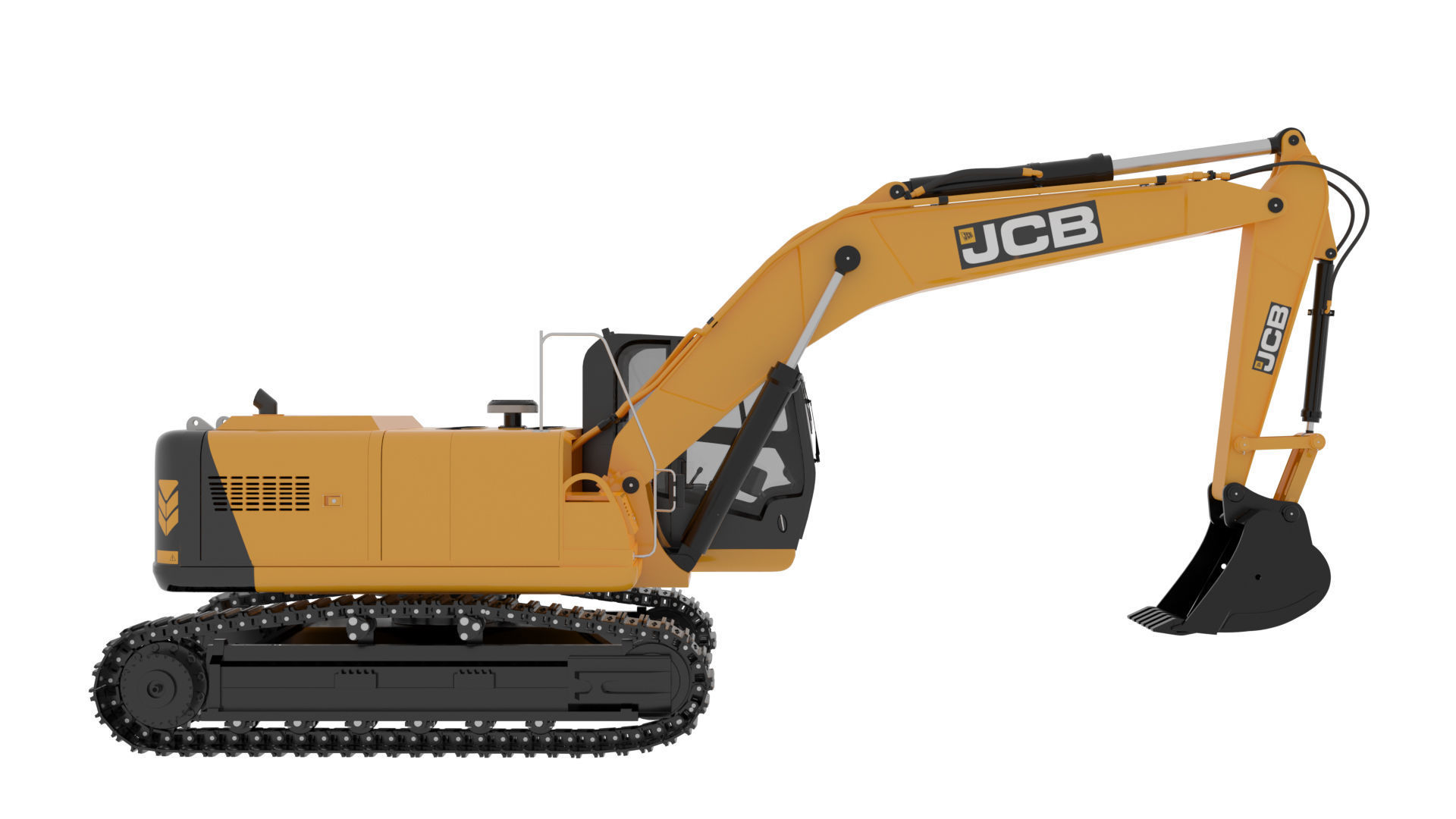 Excavator 3D model_21