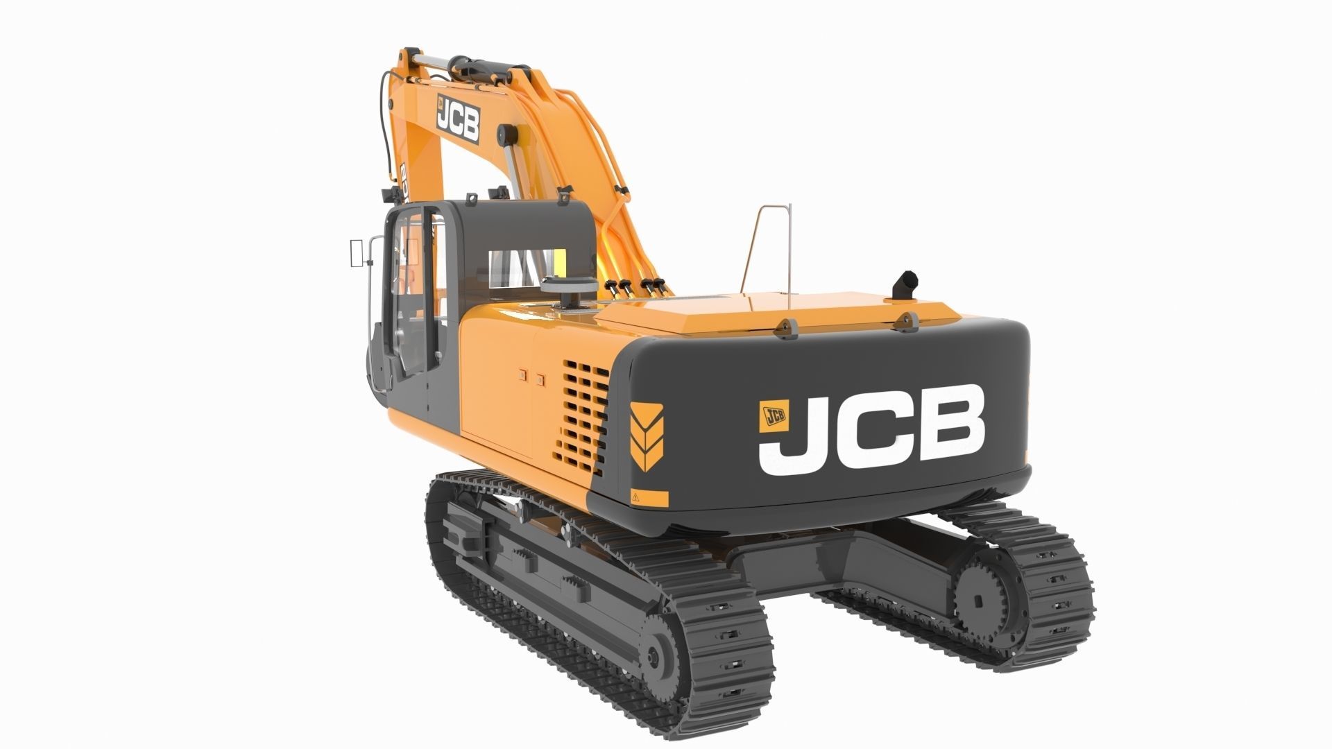 Excavator 3D model_16