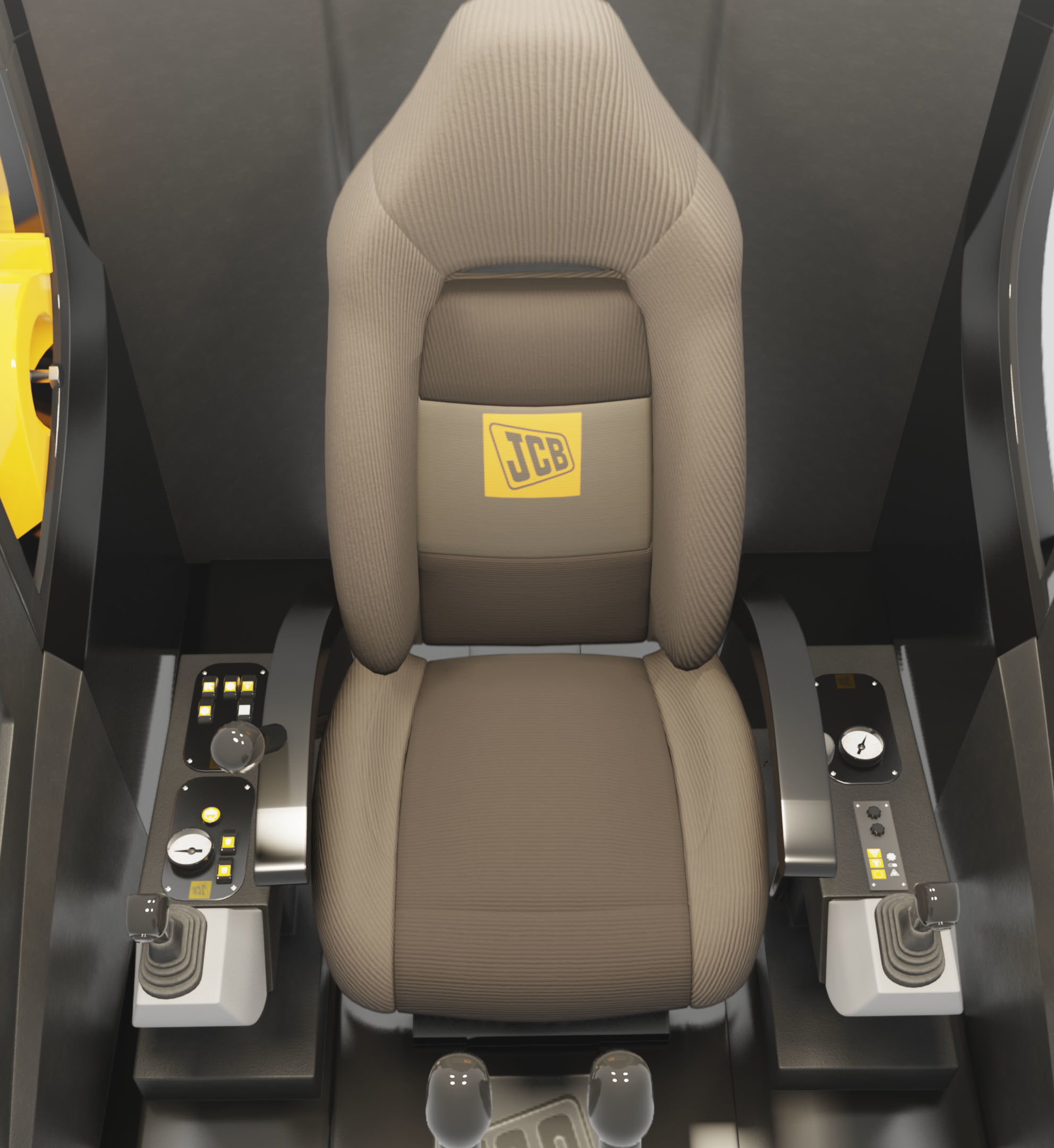 Excavator 3D model_4