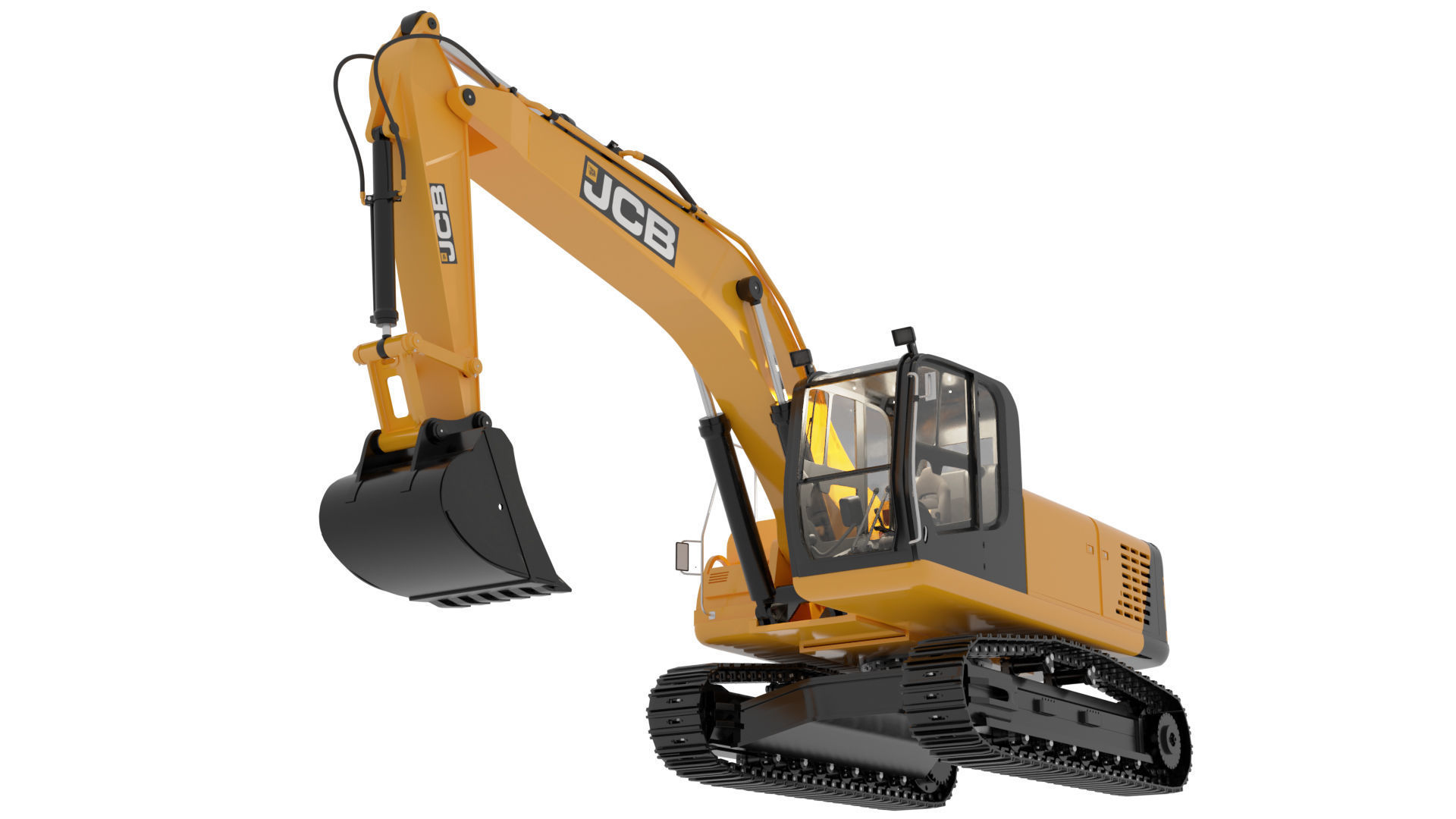 Excavator 3D model_17