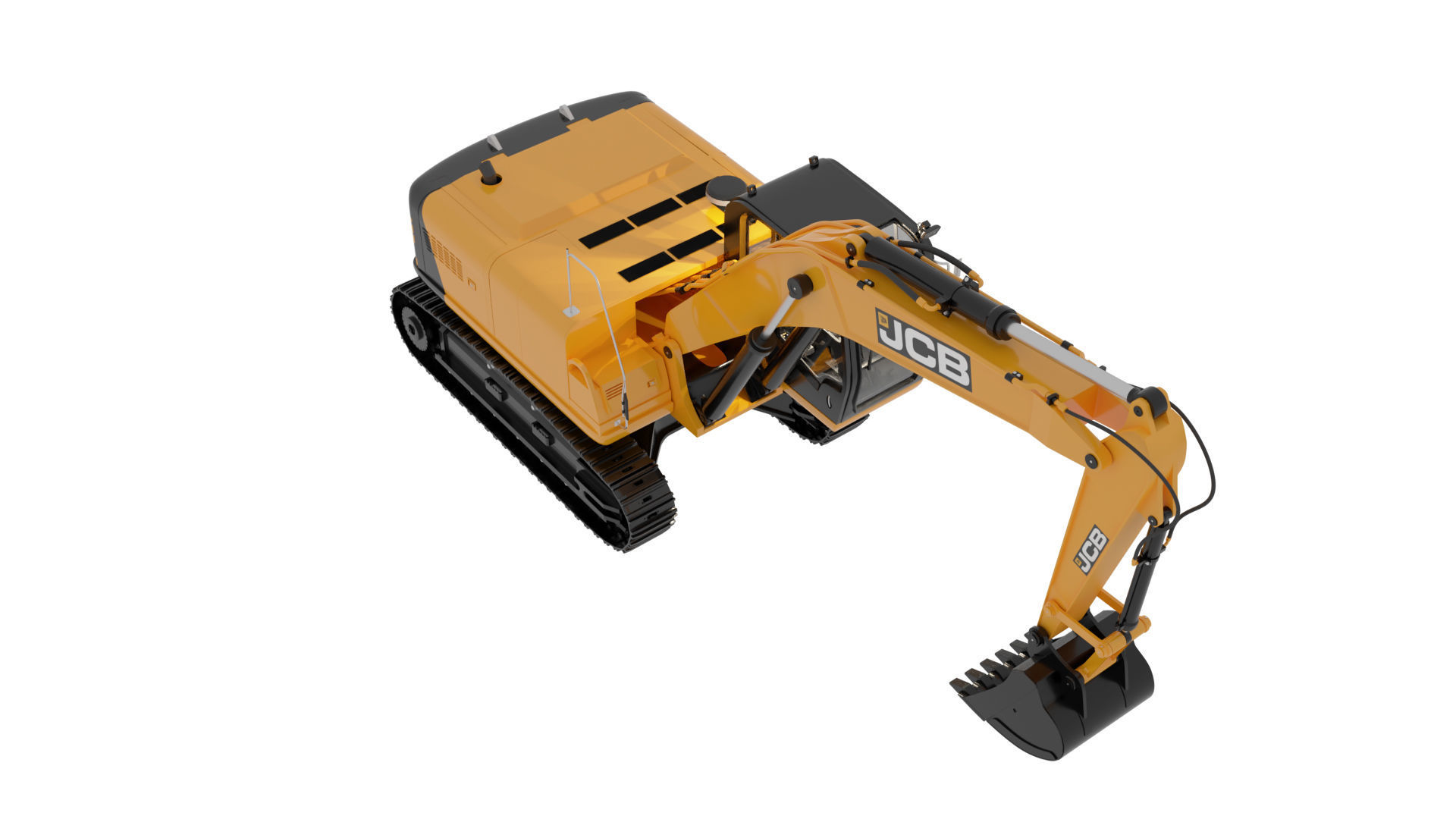 Excavator 3D model_19