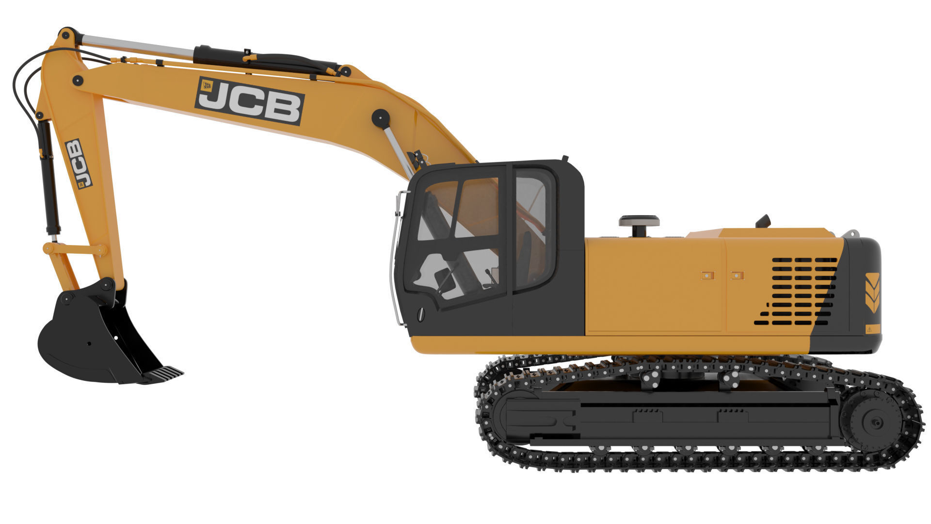 Excavator 3D model_5