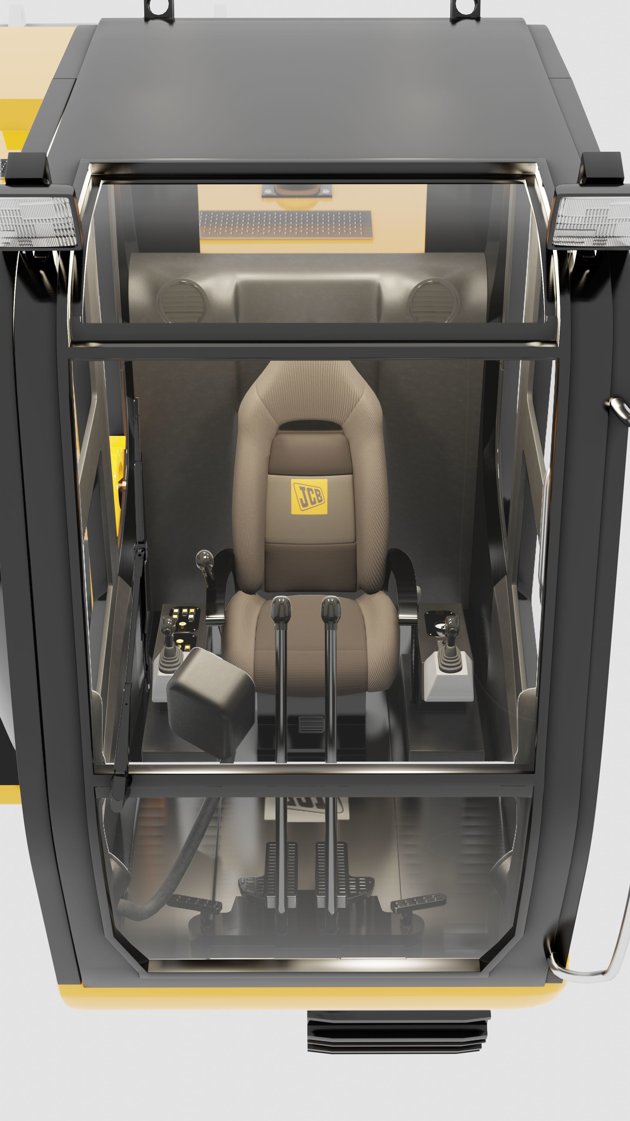 Excavator 3D model_3