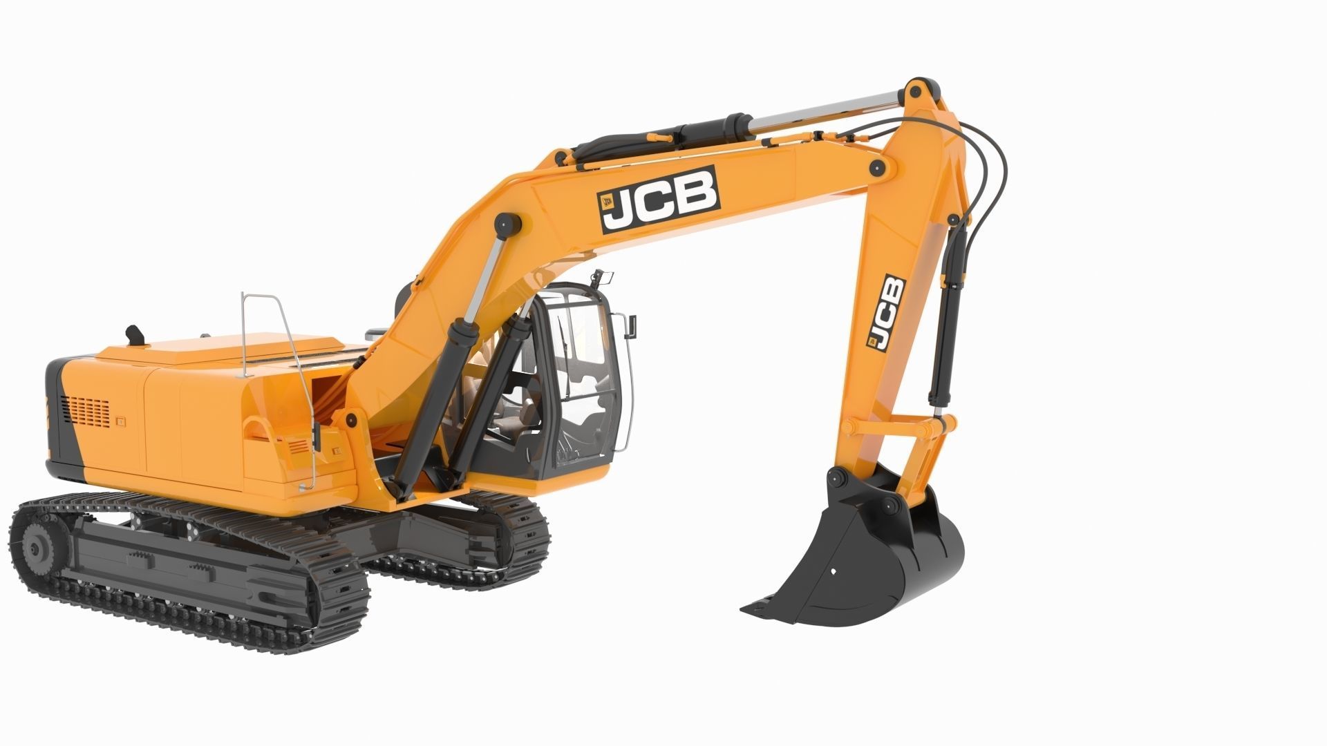 Excavator 3D model_13