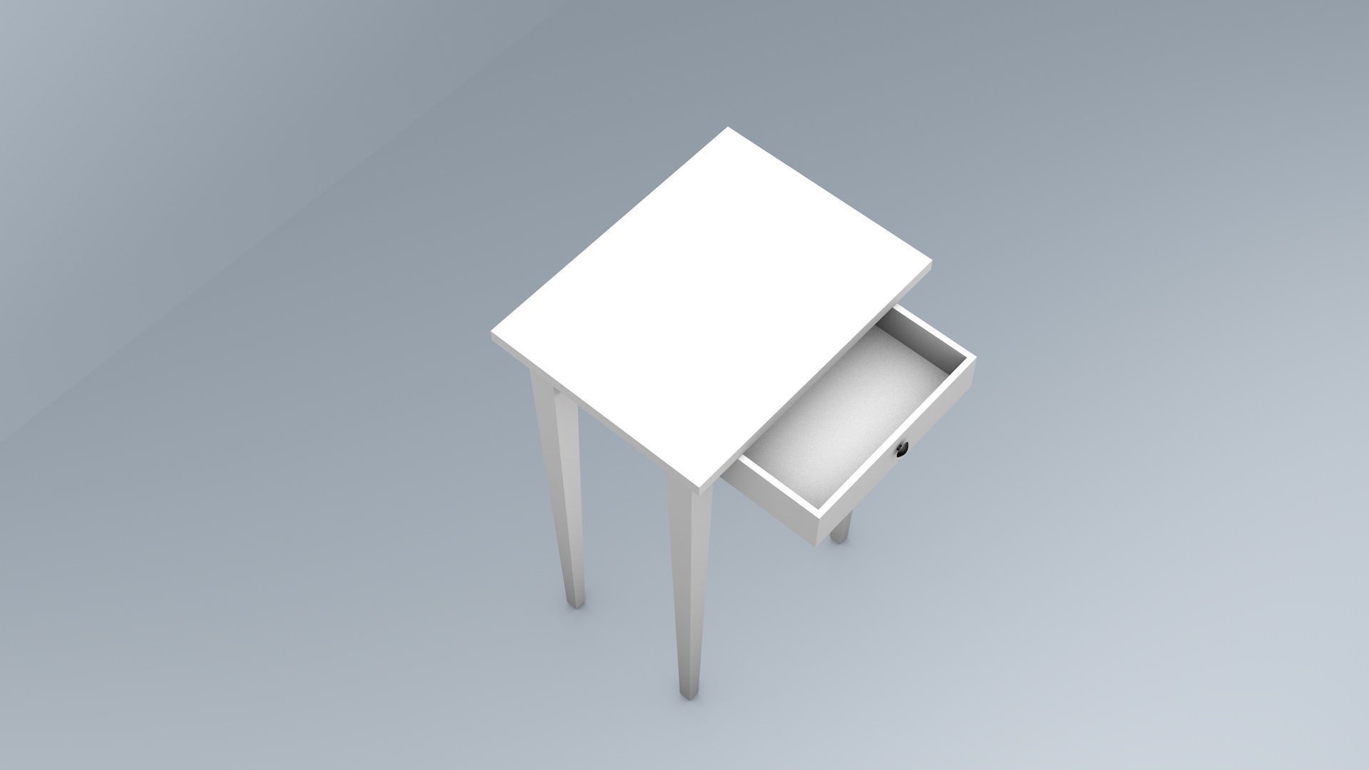 IKEA HEMNES Low-poly 3D model_2