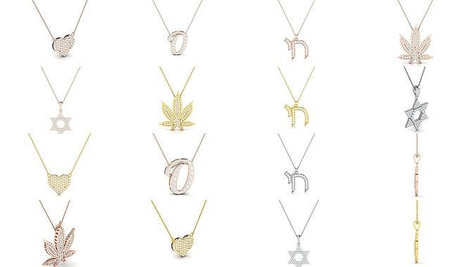 21 Kids pendant 3dm render detail 3D print model 3D Model Collection