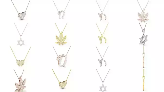 21 Kids pendant 3dm render detail 3D print model 3D Model Collection