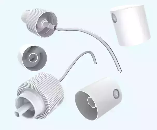 Spray Full and perfect detail Low-poly 3D model
