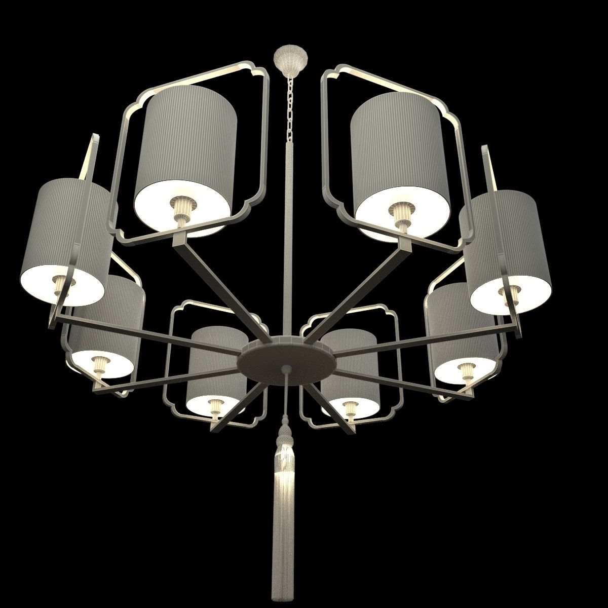 Chinese lantern 3D model_7