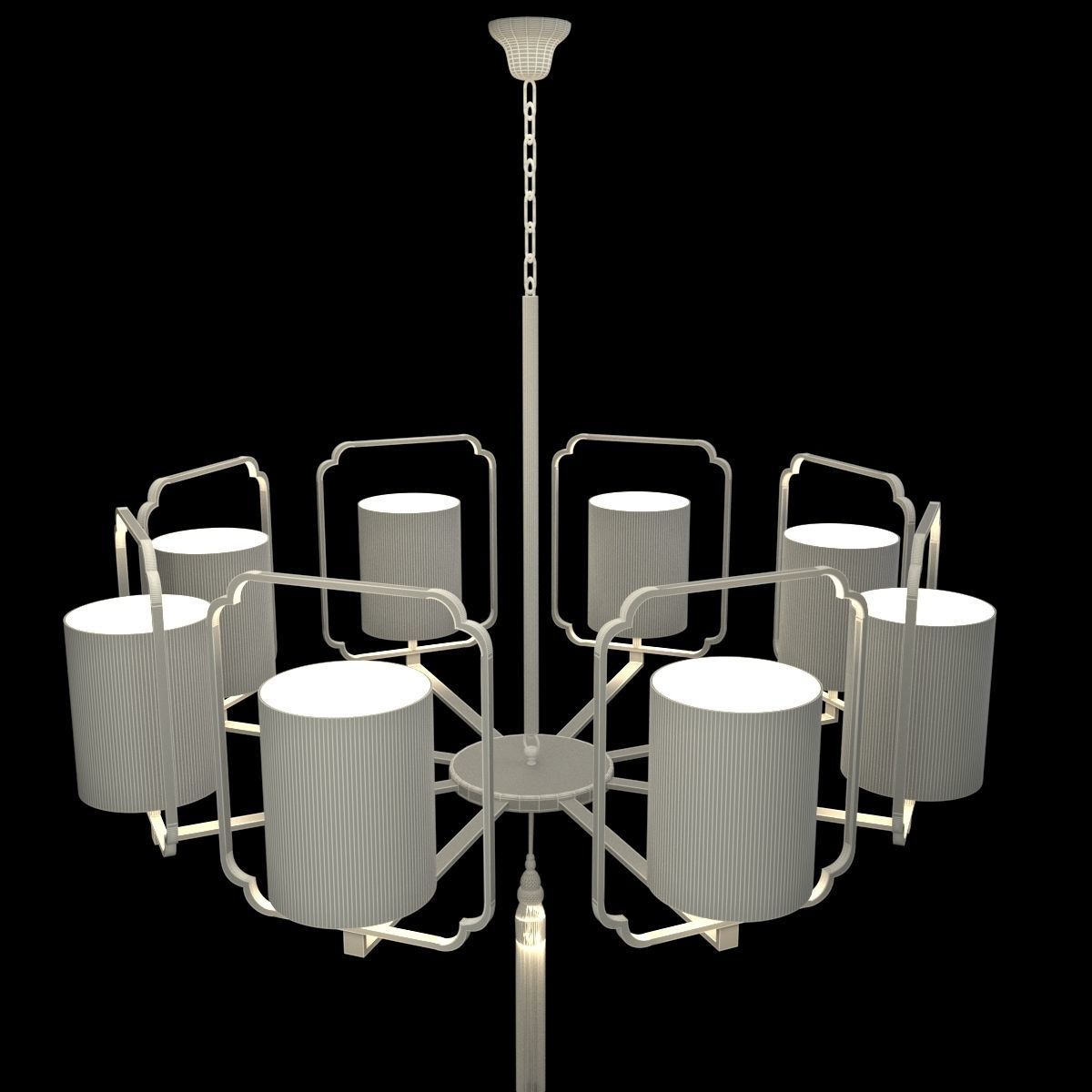 Chinese lantern 3D model_8