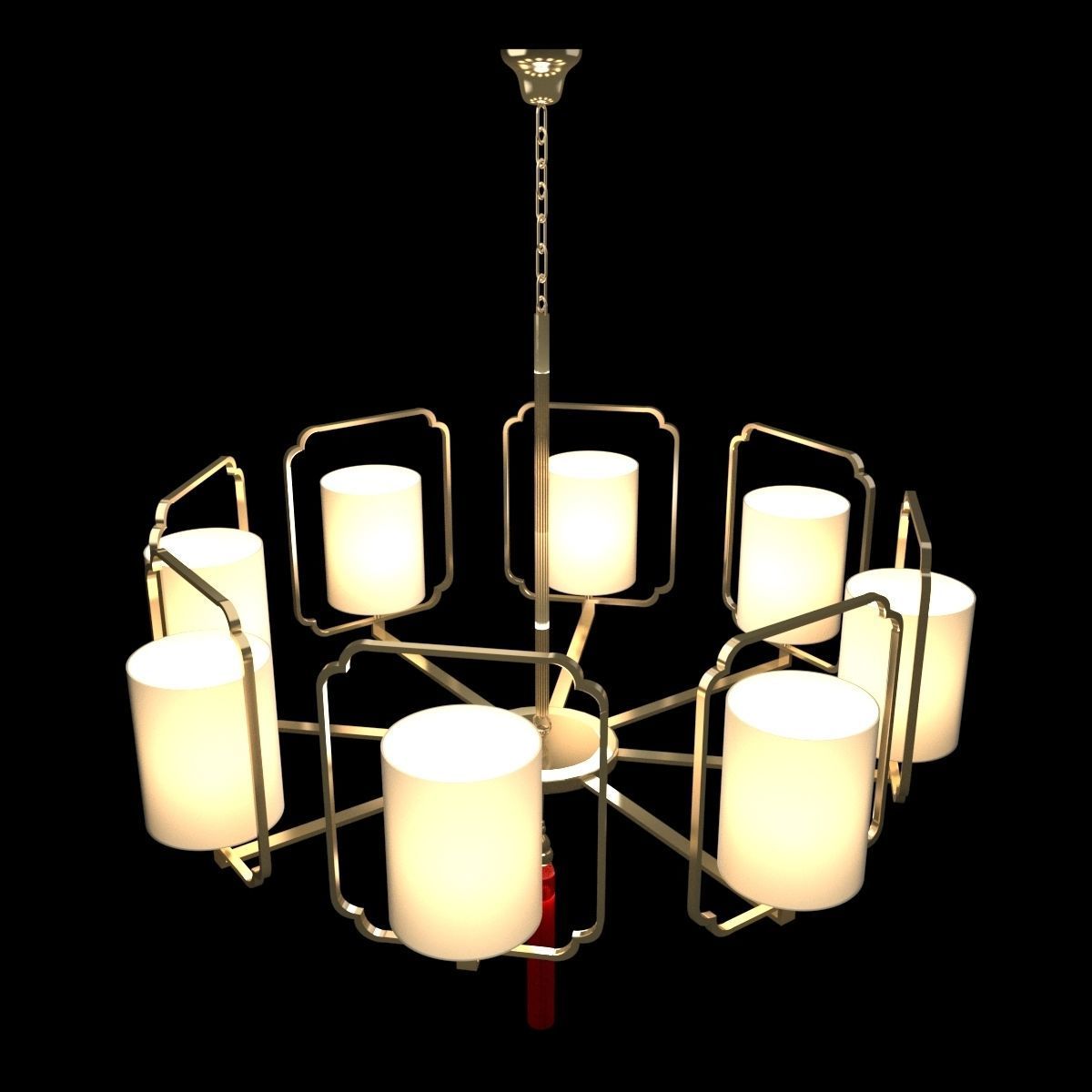 Chinese lantern 3D model_3