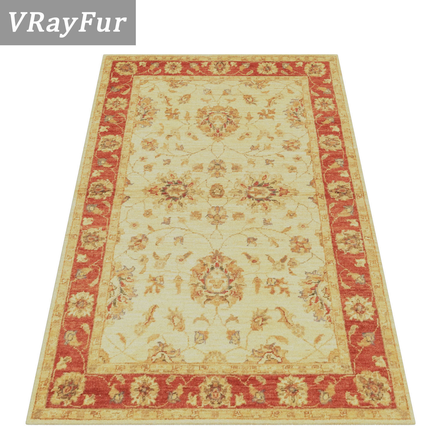 Rug Set 1918 3D model_2